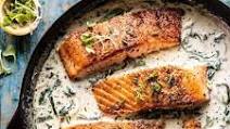 Garlic Butter Creamed Spinach Salmon. Garlic Butter Creamed Spinach Salmon.