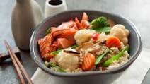 Easy Teriyaki Salmon Rice Bowl Easy Teriyaki Salmon Rice Bowl