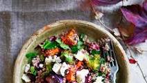 Warm quinoa and roasted vegetable salad Warm quinoa and roasted vegetable salad