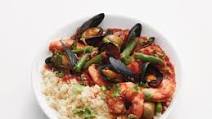 Moroccan Seafood Stew with Couscous Moroccan Seafood Stew with Couscous