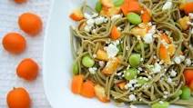 Edamame Spaghetti with Kumquats and Feta Edamame Spaghetti with Kumquats and Feta