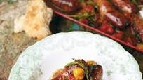 Sweet cherry tomato and sausage bake Sweet cherry tomato and sausage bake