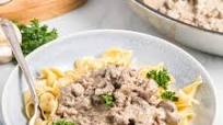 Ground Beef Stroganoff Recipe Ground Beef Stroganoff Recipe