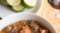 Slow cooker beef stew with sweet potato and thyme Slow cooker beef stew with sweet potato and thyme