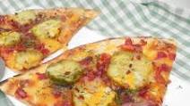 Garlicky Bacon and Pickle Pizza Garlicky Bacon and Pickle Pizza