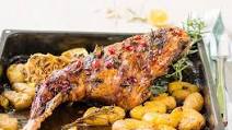 Greek slow roasted goat (or lamb) leg Greek slow roasted goat (or lamb) leg