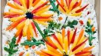 Colorful Garden Focaccia Colorful Garden Focaccia
