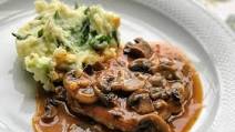 Pork Chops in Garlic Mushroom Sauce Recipe Pork Chops in Garlic Mushroom Sauce Recipe