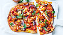 Butter chicken pizza Butter chicken pizza