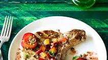 Grilled Pork Chops with Fresh Plum Chutney Grilled Pork Chops with Fresh Plum Chutney