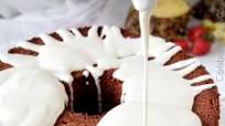 Red Velvet Angel Food Cake with Coconut Cream Cheese Glaze Red Velvet Angel Food Cake with Coconut Cream Cheese Glaze