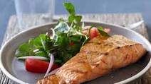 Salmon with Brown Sugar and Mustard Glaze Salmon with Brown Sugar and Mustard Glaze