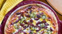 Spicy Beef Sausage Pizza Spicy Beef Sausage Pizza