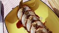 Andouille-Stuffed Pork Loin with Creole Mustard Andouille-Stuffed Pork Loin with Creole Mustard