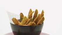 Fried Pickles with Spicy Mayonnaise Fried Pickles with Spicy Mayonnaise
