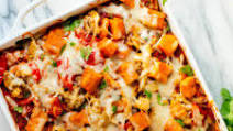 Roasted Veggie Enchilada Casserole Roasted Veggie Enchilada Casserole