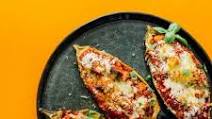 Stuffed Eggplant Parmesan Stuffed Eggplant Parmesan