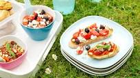 Tomato and feta bruschetta Tomato and feta bruschetta