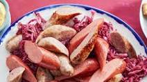 Knocks 'n' Brats & Red Cabbage & Potatoes Rösti Knocks 'n' Brats & Red Cabbage & Potatoes Rösti