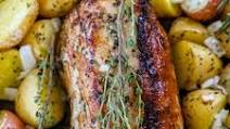 Garlic Herb Butter Baked Pork Loin and Potatoes Recipe Garlic Herb Butter Baked Pork Loin and Potatoes Recipe