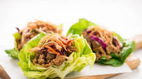 Sweet Chili Pork Lettuce Wrap with Crispy Rice Noodles ready in 15 minutes Sweet Chili Pork Lettuce Wrap with Crispy Rice Noodles ready in 15 minutes