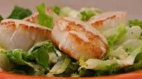 Warm Scallop Caesar Salad Warm Scallop Caesar Salad