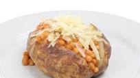 Baked Potato with Beans and Cheese Baked Potato with Beans and Cheese