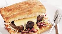 Creamy steak burgers Creamy steak burgers