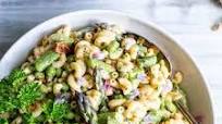 Lemon-Dijon Asparagus and Pea Macaroni Salad Recipe Lemon-Dijon Asparagus and Pea Macaroni Salad Recipe