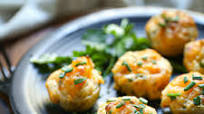 Mini Cheesy Twice-Baked Potatoes Mini Cheesy Twice-Baked Potatoes
