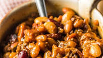 Slow Cooker Cowboy Beans Slow Cooker Cowboy Beans