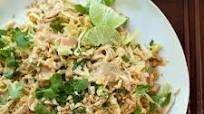 Chilled Rice Noodle and Cabbage Salad with Spicy Peanut Dressing Chilled Rice Noodle and Cabbage Salad with Spicy Peanut Dressing
