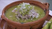 Pozole verde de puerco con chile poblano Pozole verde de puerco con chile poblano