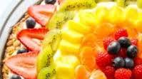 Healthier Homemade Fruit Pizza Healthier Homemade Fruit Pizza