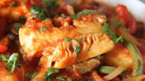Skillet Cod with Tomatoes, Onions, and Peppers Skillet Cod with Tomatoes, Onions, and Peppers