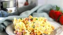 Easy Overnight Crock Pot Breakfast Casserole Easy Overnight Crock Pot Breakfast Casserole