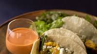 Grilled Portabello Tacos with Red Chile-Yogurt Sauce Recipe Grilled Portabello Tacos with Red Chile-Yogurt Sauce Recipe