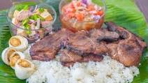 Special Pinoy Pork Chop Binalot Lunch Combo Meal Special Pinoy Pork Chop Binalot Lunch Combo Meal