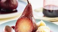 Red Wine Poached Pears Red Wine Poached Pears