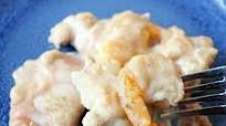 Baked Fish with Shrimp Baked Fish with Shrimp