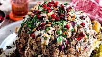 Cauliflower shawarma, pomegranate, tahini and pine nuts Cauliflower shawarma, pomegranate, tahini and pine nuts