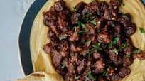 Spiced Lamb Filled Roasted Garlic Hummus Spiced Lamb Filled Roasted Garlic Hummus