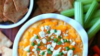 Baked Buffalo Chicken Hummus Dip Baked Buffalo Chicken Hummus Dip