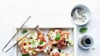Melonen-Bruschetta Melonen-Bruschetta