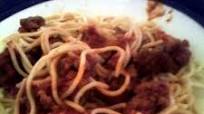 Very basic Spaghetti with meat sauce Very basic Spaghetti with meat sauce