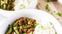 ASIAN GROUND TURKEY STIR-FRY ASIAN GROUND TURKEY STIR-FRY