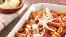 Microwave Penne with Meat Sauce Microwave Penne with Meat Sauce