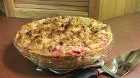 Rhubarb Sour Cream Pie Rhubarb Sour Cream Pie