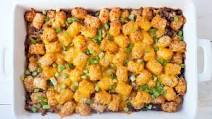 Three Cheese Beef Tater Tot™ Casserole Three Cheese Beef Tater Tot™ Casserole