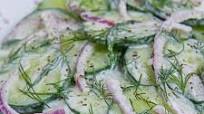 Creamy Cucumber Dill Salad - Healthy & Light Creamy Cucumber Dill Salad - Healthy & Light